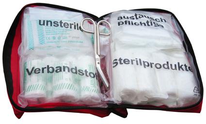 Apteczka samochodowa DIN 13164 Classic z kamizelką