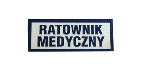 Emblemat funkcyjny mały RATOWNIK MEDYCZNY