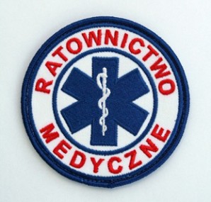 Emblemat haftowany - ratownictwo medyczne