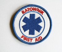 Emblemat haftowany - Ratownik First Aid