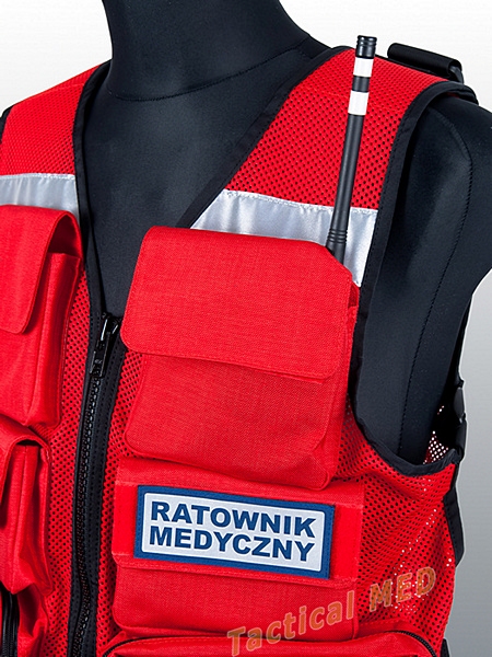 Kamizelka medyczna Tactical MED czerwona