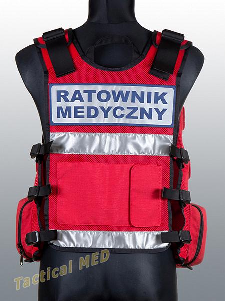 Kamizelka medyczna Tactical MED czerwona
