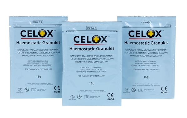 Opatrunek hemostatyczny Celox Granules