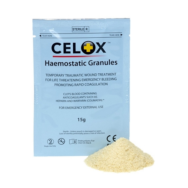 Opatrunek hemostatyczny Celox Granules