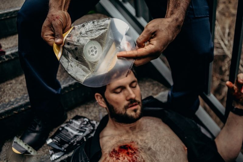 Opatrunek Sam Chest Seal wentylowy