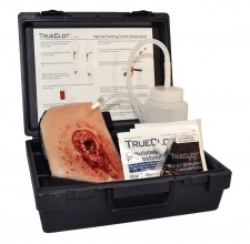 TrueClot zakładany trenażer do nauki metody pakowania rany